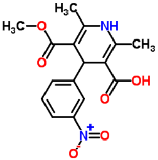 1,4-二氢-2,6-二甲基-4-(3-硝基苯基)吡啶-3,5-二甲酸单甲酯;74936-72-4