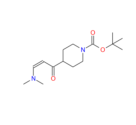 1-Piperidinecarboxylic acid, 4-[(2Z)-3-(dimethylamino)-1-oxo-2-propen-1-yl]-, 1,1-dimethylethyl ester