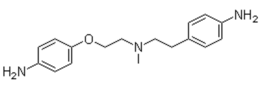 N-甲基-N-(4-氨基苯氧乙基)-4-氨基苯乙胺