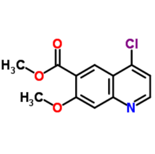 4-氯-7-甲氧基喹啉-6-羧酸甲酯；205448-66-4