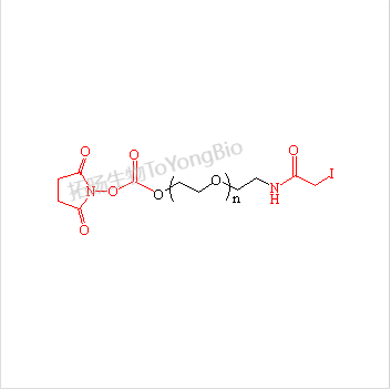 碘乙酰基聚乙二醇琥珀酰亚胺碳酸酯 琥珀酰亚胺碳酸酯聚乙二醇碘乙酰基 IA-PEG-NHS NHS-PEG-IA