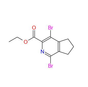1,4-二溴-6,7-二氢-5H-环戊[C]吡啶-3-羧酸乙酯