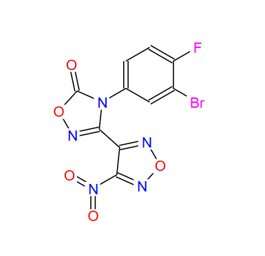 3-(4-硝基-1,2,5-噁二唑-3-基)-4-(3-溴-4-氟苯基)-1,2,4-噁二唑-5(4H)-酮