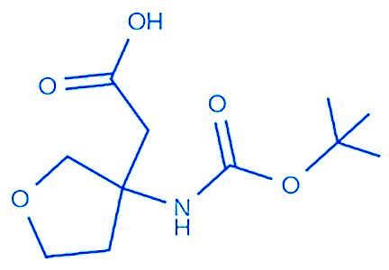 2-(3-((叔丁氧基羰基)氨基)四氢呋喃-3-基)乙酸