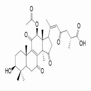 12β-Acetoxy-3β-hydroxy-7,11,15,23-tetraoxo-lanosta-8,20E-diene-26-oic acid，12β-Acetoxy-3β-hydroxy-7,11,15,23-tetraoxo-lanosta-8,20E-diene-26-oic acid，1085338-75-5