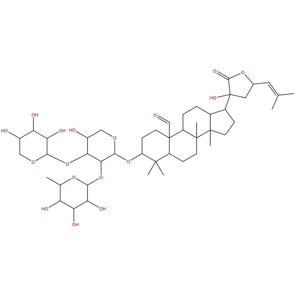 21-酮基-26-羟基-绞股蓝皂苷A，21-keto-gypenoside A，1392136-41-2