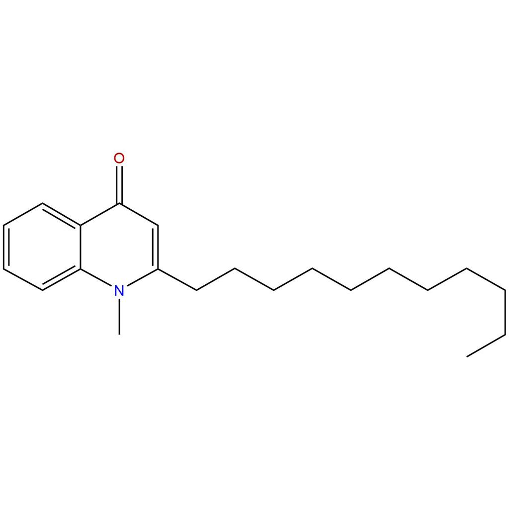 1-甲基-2-十一烷基喹啉-4(1H)-酮，1-Methyl-2-undecyl-1,4-dihydroquinoline-4-one，59443-02-6