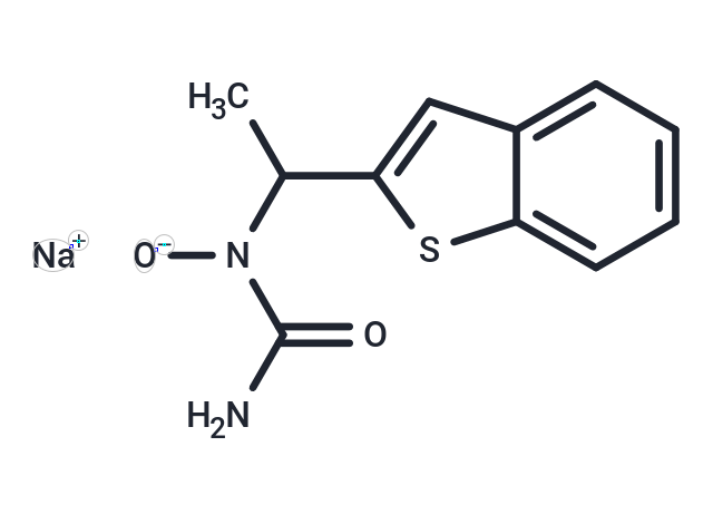 化合物 Zileuton sodium|T21836|TargetMol