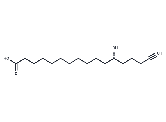 化合物 12(S)-hydroxy-16-Heptadecynoic Acid|T22472|TargetMol