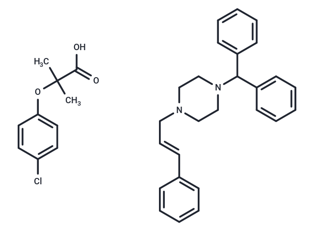 化合物 Cinnarizine clofibrate|T69012|TargetMol