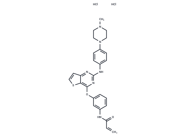 化合物 Olmutinib hydrochloride|T70128|TargetMol