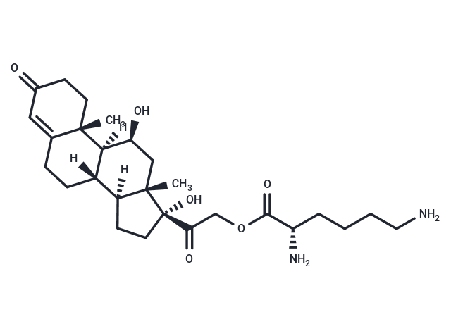 化合物 Hydrocortisone-21-lysinate|T25511|TargetMol