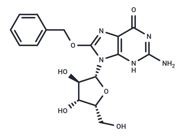 化合物 8-Benzyloxy-9-(b-D-xylofuranosyl)guanine|TNU0384|TargetMol