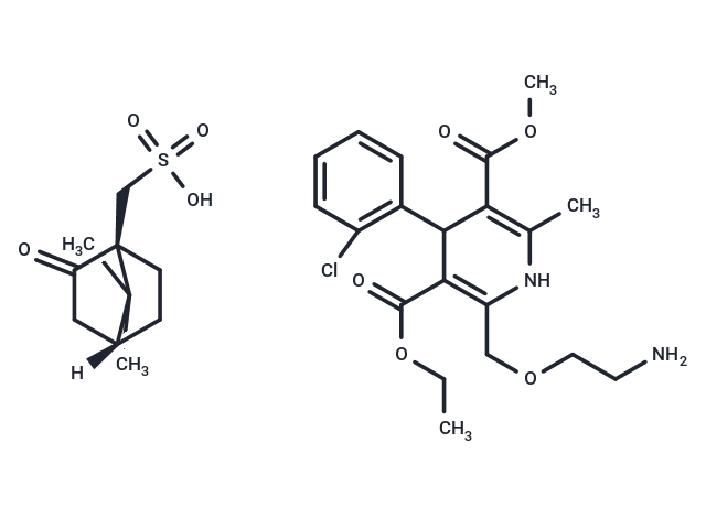 化合物 Amlodipine camsylate|T29999|TargetMol