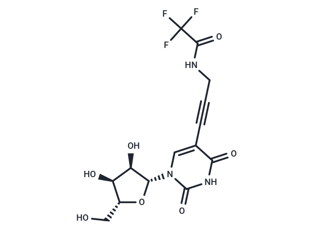 化合物 5-[3-(Trifluoroacetyl)aminopropyn-1-yl]uridine|TNU0345|TargetMol