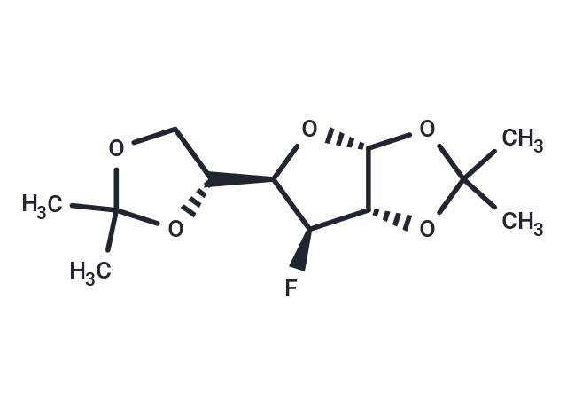 化合物 3-Deoxy-3-fluoro-1,2:5,6-di-O-isopropylidene-a-D-gluco-pentofuranose|TNU1338|TargetMol