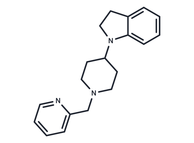 化合物 1-(1-(Pyridin-2-ylmethyl)piperidin-4-yl)indoline|T64718|TargetMol
