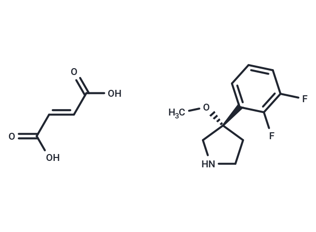 化合物 Pirepemat fumarate|T60950|TargetMol