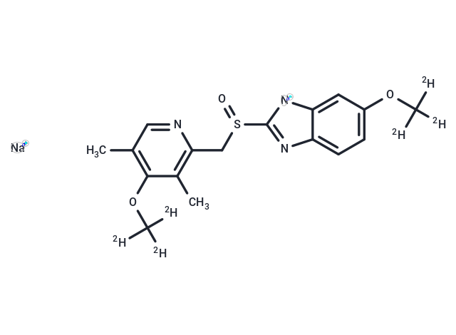 化合物 Esomeprazole sodium-d6|TMIH-0222|TargetMol