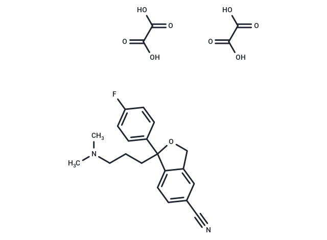 化合物 Citalopram oxalate|T69943|TargetMol