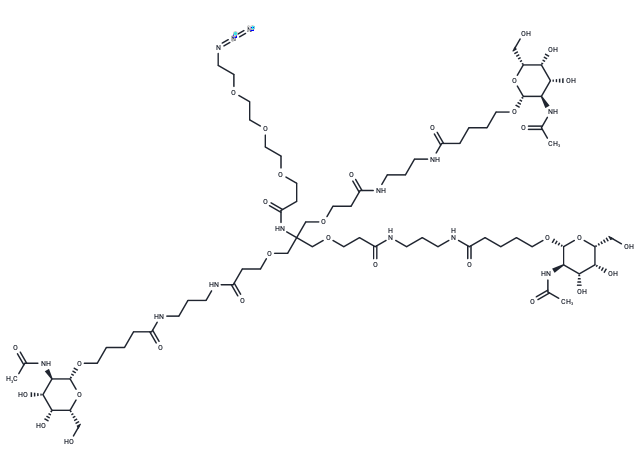 化合物 tri-GalNAc-PEG3-Azide|T83964|TargetMol