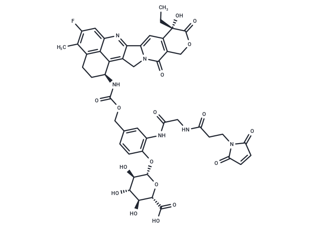 化合物 Mal-Gly-PAB-Exatecan-D-glucuronic acid|T84786|TargetMol