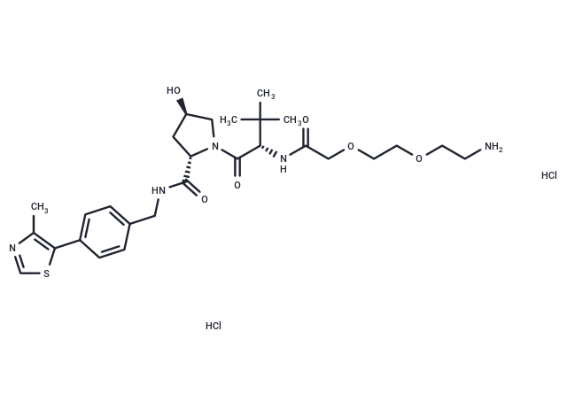 (S,R,S)-AHPC-PEG2-NH2二盐酸盐|T18675|TargetMol