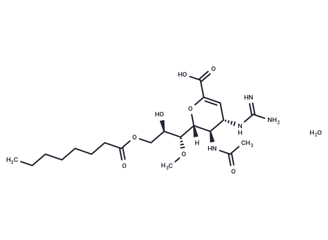 化合物 Laninamivir Octanoate Monohydrate|T27797|TargetMol