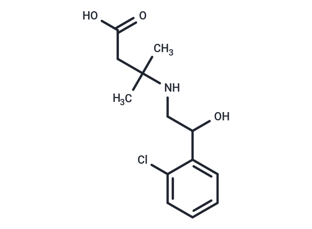 化合物 3-((2-(2-Chlorophenyl)-2-hydroxyethyl)amino)-3-methylbutanoic acid|T64403|TargetMol