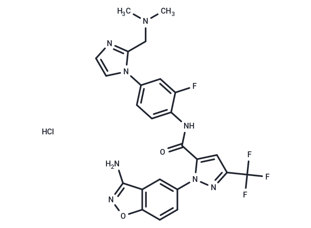 化合物 Razaxaban hydrochloride|T12694|TargetMol