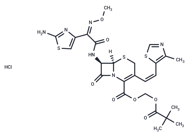 化合物 Cefditoren Pivoxil HCl|T70621|TargetMol