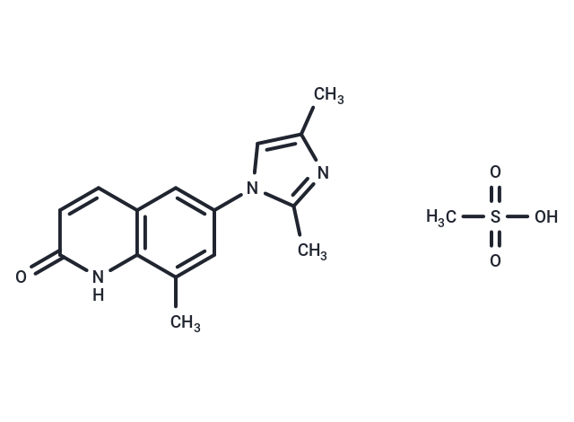 化合物 Nanterinone mesylate|T33589L|TargetMol