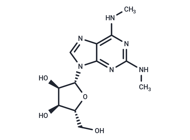 化合物 2-Methylamino-N6-methyladenosine|TNU0328|TargetMol