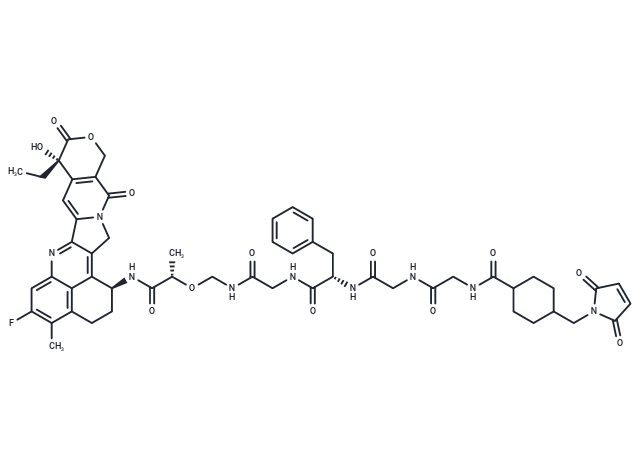 化合物 Mal-cyclohexane-Gly-Gly-Phe-Gly-Exatecan|T81874|TargetMol