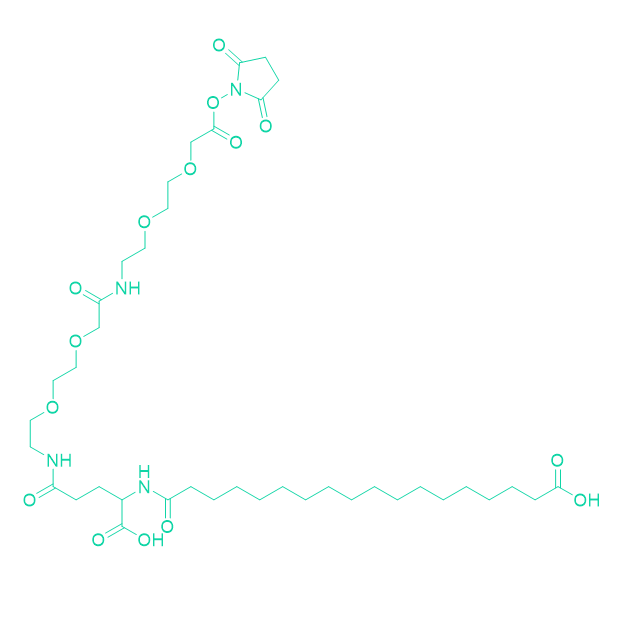 索玛鲁肽侧链-OSU裂解体；索马鲁肽杂质12/1169630-40-3/Ste-Glu(AEEA-AEEA-OSu)-OH