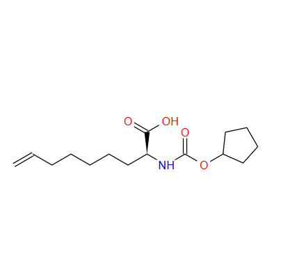 (2S)-2-[[(环戊氧基)羰基]氨基]-8-壬烯酸