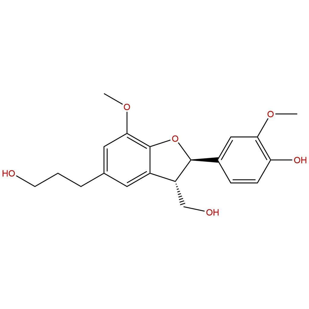 7R,8S-二氢去氢双松柏醇，7R,8S-Dihydrodehydrodiconiferyl alcohol，126253-41-6