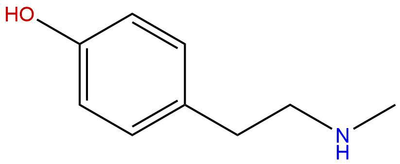 N-甲基酪胺，N-Methyltyramine，370-98-9