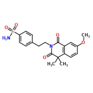 4-[2-(3,4-二氢-7-甲氧基-4,4-二甲基-1,3-二氧代-2(1H)-异喹啉基)乙基]苯磺酰胺