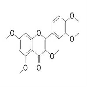 槲皮素3,5,7,3',4'-五甲基醚，3,5,7,3′,4′-Pentamethoxyflavone，1247-97-8