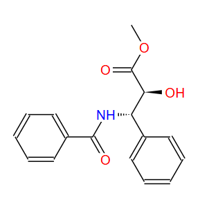 (2R,3S)-3-苯甲酰氨基-2-羟基-3-苯基丙酸甲酯；32981-85-4