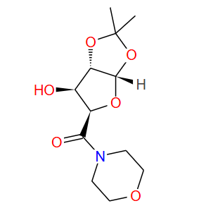 ((3AS,5R,6S,6AS)-6-羟基-2,2-二甲基四氢呋喃并[2,3-D] [1,3]二氧杂环戊烯-5-基)(吗啉代)甲酮