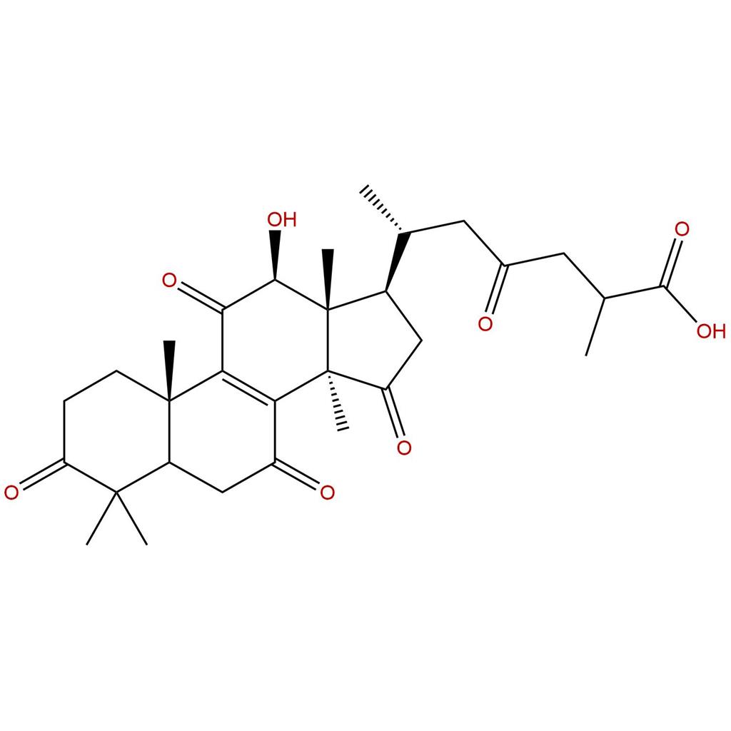 去乙酰基灵芝酸F，Ganoderic acid F, deacetyl-，100665-44-9