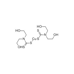 双(2-羟乙基)二硫代氨基甲酸铜(II)