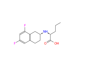 (S)-2 - (((S)-6,8-二氟-1,2,3,4-四氢萘-2-基)氨基)戊酸；865774-79-4