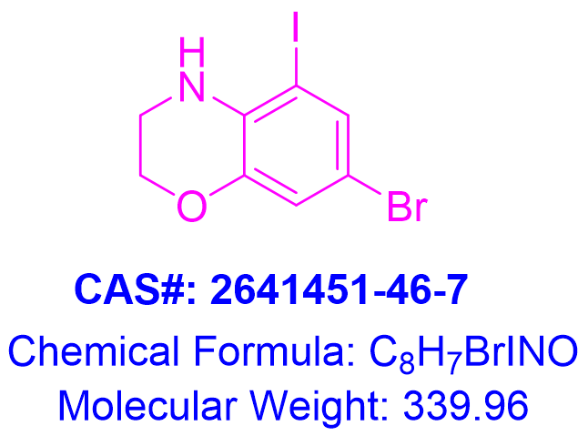 7-Bromo-5-iodo-3,4-dihydro-2H-benzo[b][1,4]oxazine