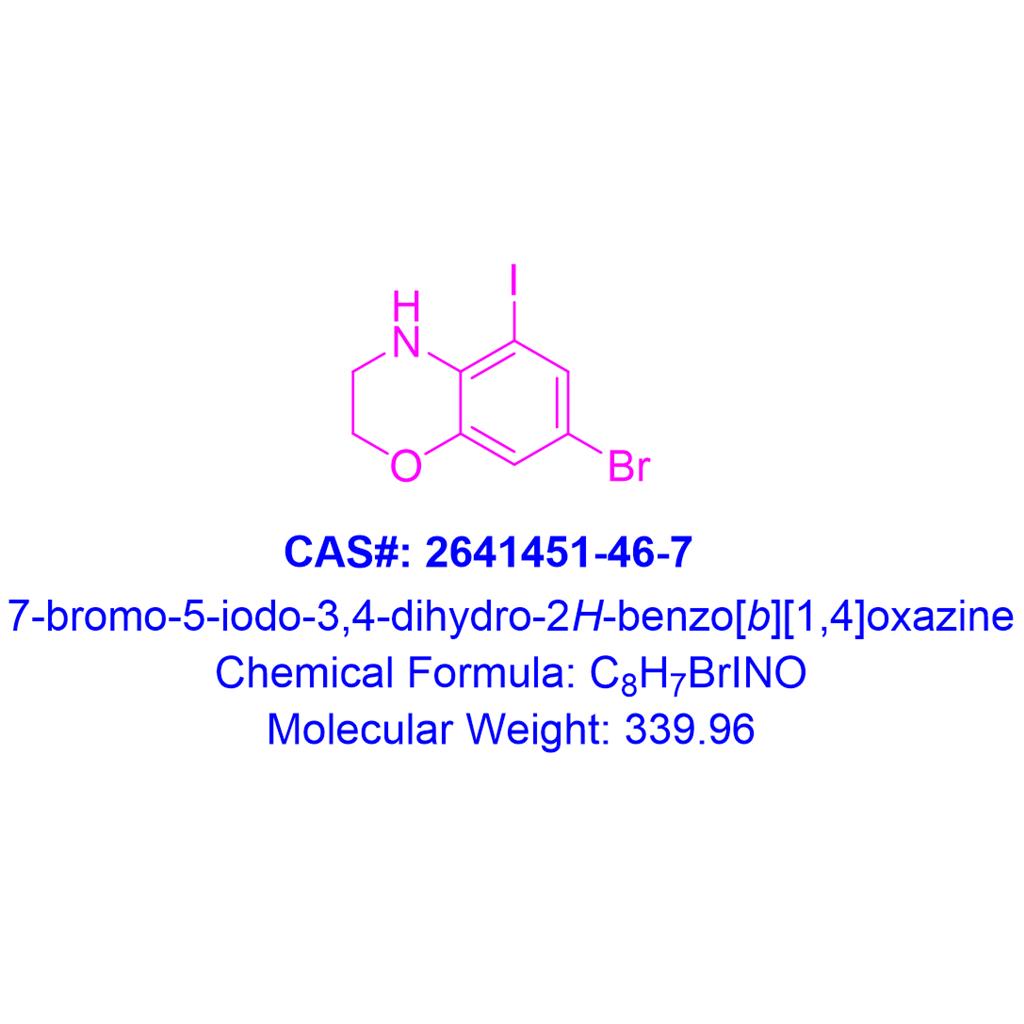 7-Bromo-5-iodo-3,4-dihydro-2H-benzo[b][1,4]oxazine