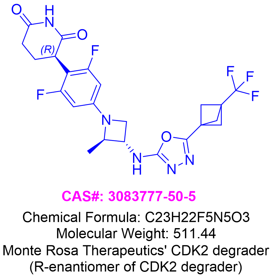 Monte Rosa Therapeutics' CDK2 degrader (R-enantiomer of CDK2 degrader)