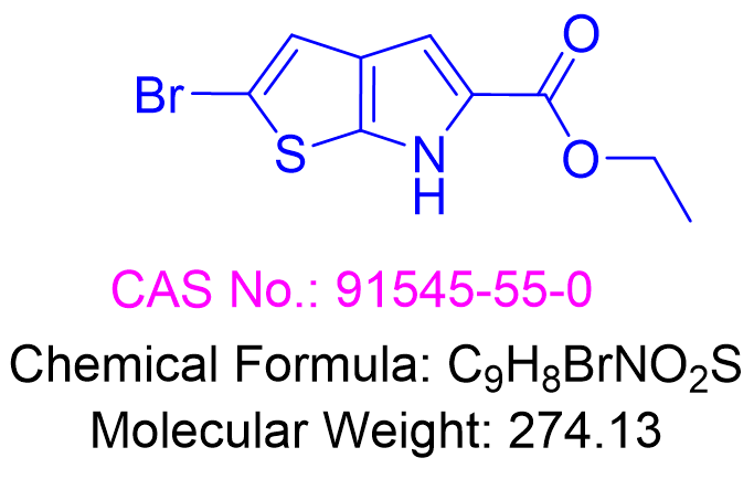ethyl 2-bromo-6H-thieno[2,3-b]pyrrole-5-carboxylate