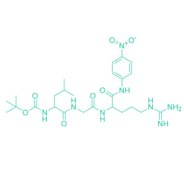 140P105 Boc-Leu-Gly-Arg-PNA.HCl 68223-96-1（Free）；71730-95-5；176786-91-7（Hac）.png